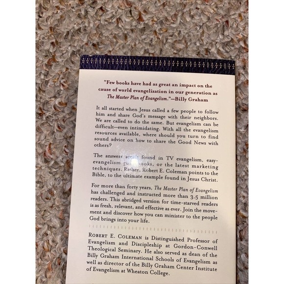 The Master Plan of Evangelism by Coleman, Robert E. , Paperback - Picture 3 of 4